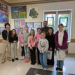 Moment wręczenia nagród