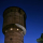 Wieża ciśnień w porze nocnej