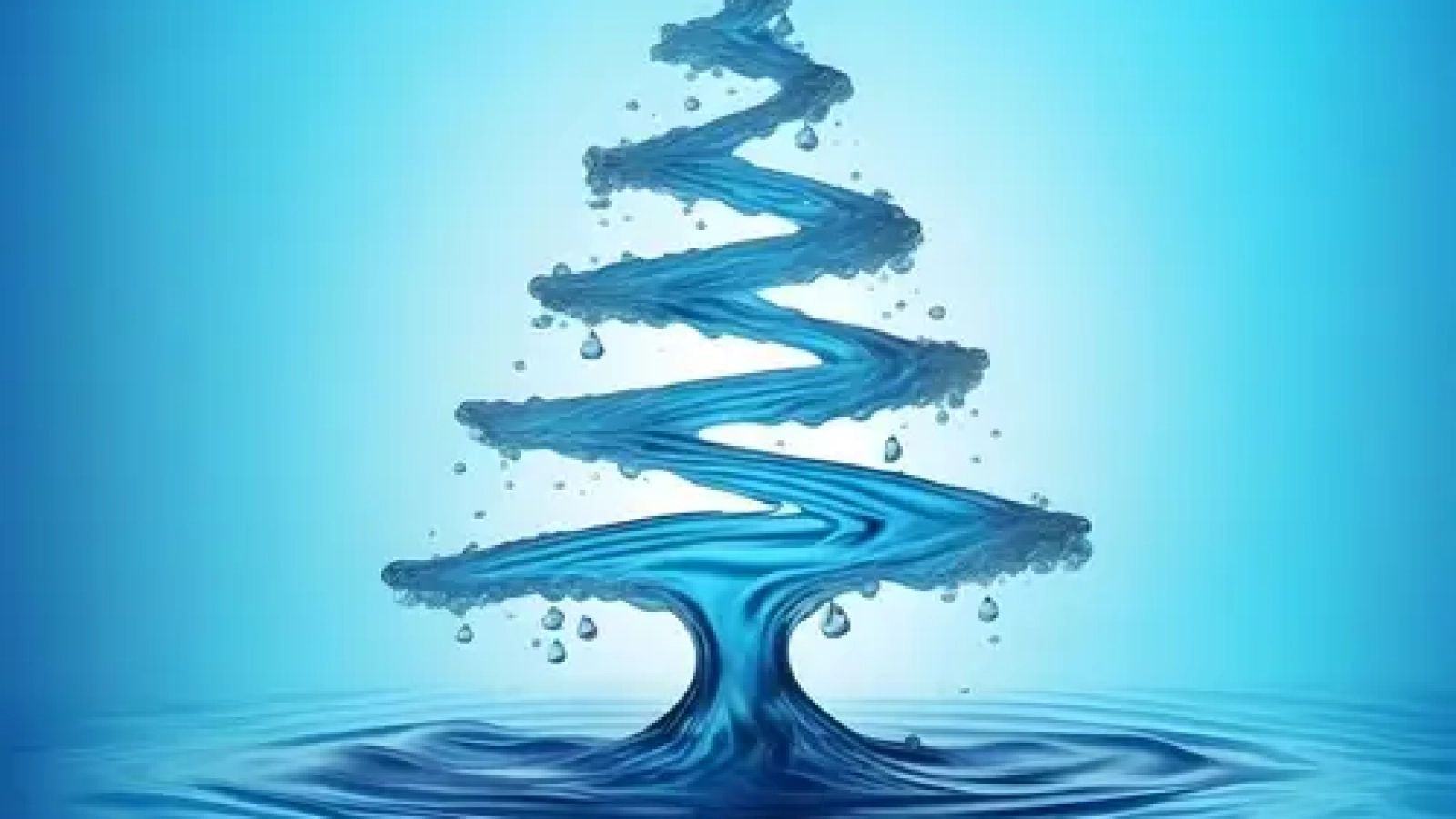 water-xmass-tree