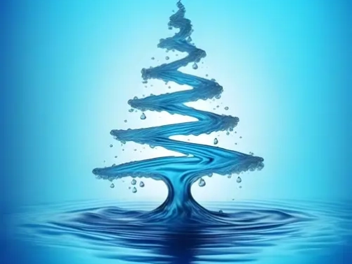 water-xmass-tree