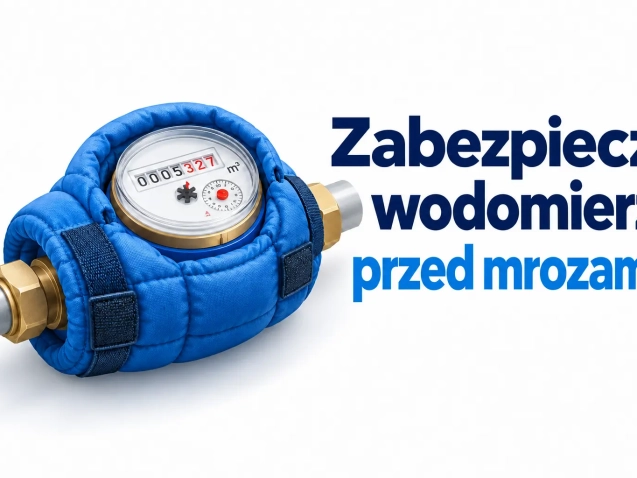 Zabezpiecz wodomierz przed mrozem